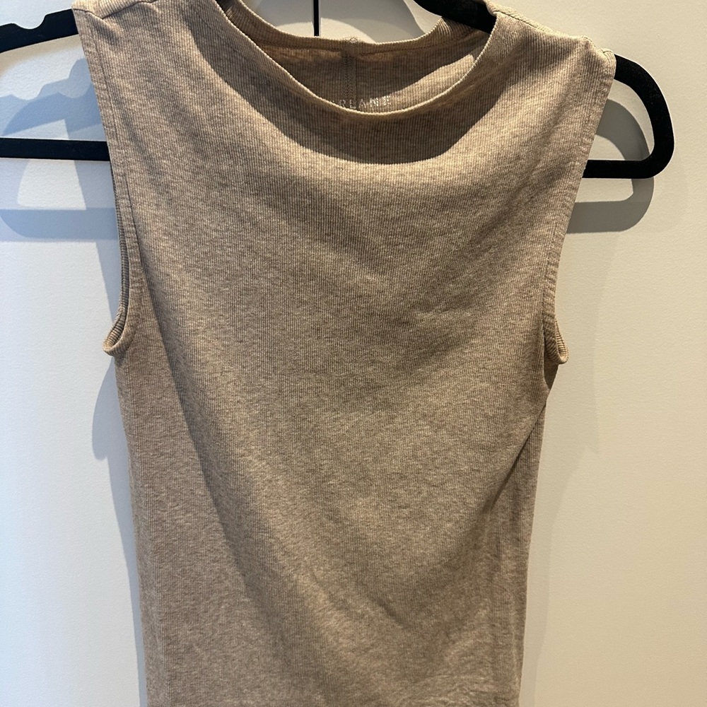 Everlane Sleeveless Tan Top